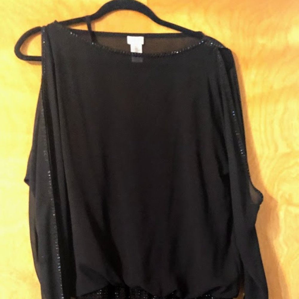 Never worn Cache Black Dress!